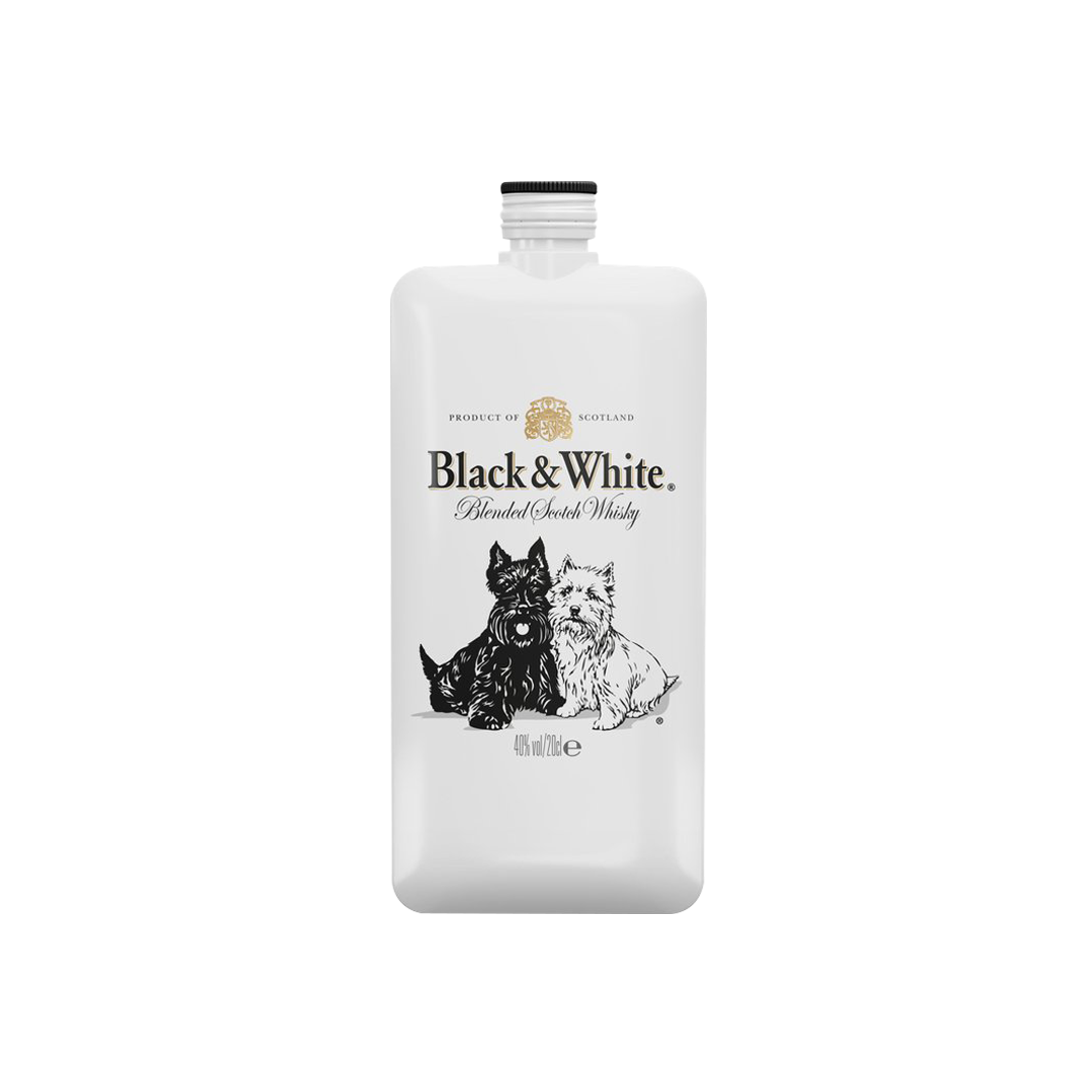 Whisky Black & White 200ml - La Principal de Licores - Medellín